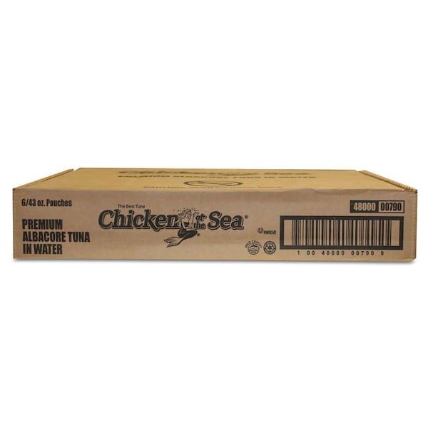 Chicken Of The Sea White Albacore Tuna Chunks 43 oz. Packet, PK6 10048000007909 - main